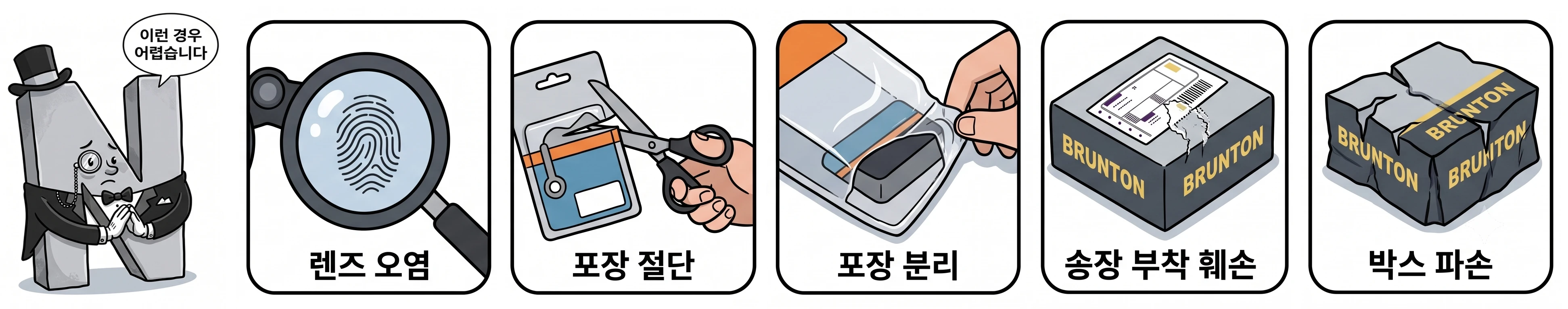 교환/반품 불가 예시